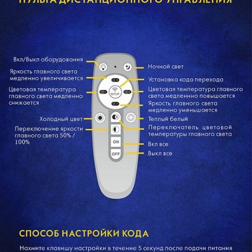 Потолочная люстра AM-Group RUNO RUNO SP5 CR