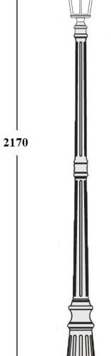 Наземный фонарь Oasis Light PORTO 86109 Bl