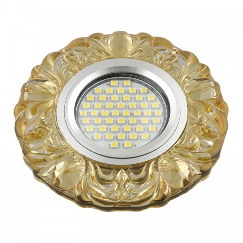 Встраиваемый светильник Fametto Luciole Dls-L136 Gu5.3 Glassy/Yellow