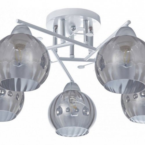Потолочная люстра Arte Milano AMALFI 326508/5 WH+CR Потолочная люстра Arte Milano AMALFI 326508/5 WH+CR