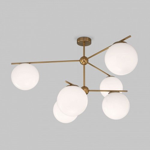 Люстра на штанге Eurosvet Marbella 60147/6 латунь Люстра на штанге Eurosvet Marbella 60147/6 латунь