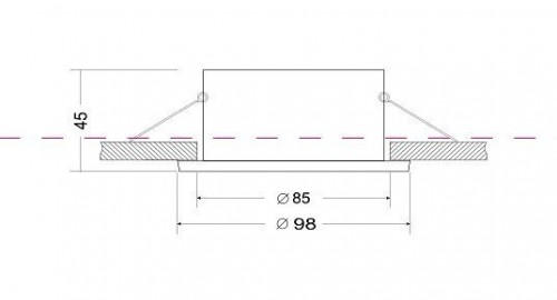 Встраиваемый светильник Maytoni Yin DL030-2-01W