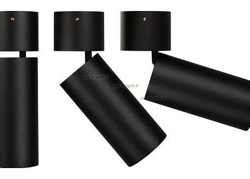 Светильник на штанге Arlight SP-POLO-SURFACE-FLAP-R65-8W Warm3000 (BK-BK, 40 deg) 027530