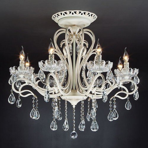 Потолочная люстра Eurosvet 12205/8 белый Strotskis Потолочная люстра Eurosvet 12205/8 белый Strotskis