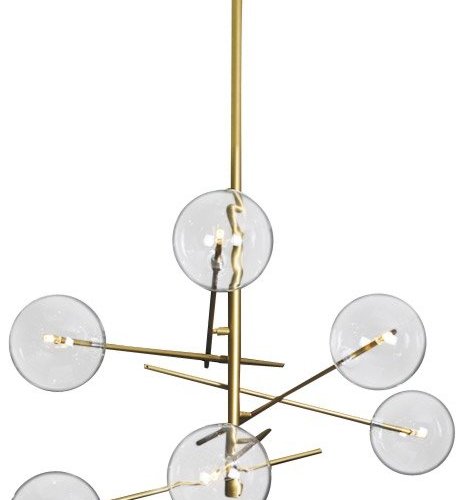 Потолочная люстра DeLight Collection Globe Mobile 9307P-6A gold