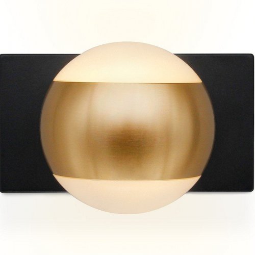 Спот Ambrella light Wall 16 FW571 SBK/GD черный песок/золото G9 max 40W 100*70*85