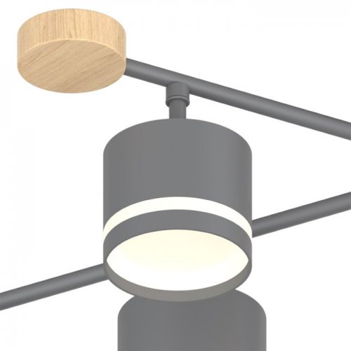 Потолочная люстра 78730-0.3-06 GX53 GREY+WOOD Потолочная люстра 78730-0.3-06 GX53 GREY+WOOD