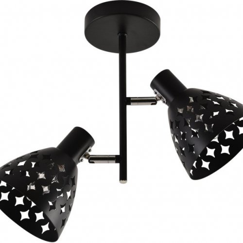 Потолочная люстра Reluce 01554-3.3-02B BK+CR Потолочная люстра Reluce 01554-3.3-02B BK+CR