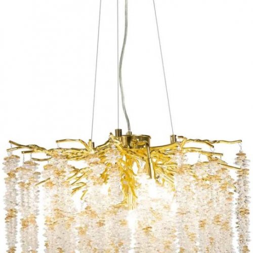 Подвесная люстра AM Group DIAMAND D600 Gold