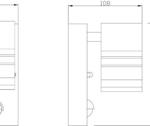 Уличный настенный светильник Deko-Light Zilly II Down 731009