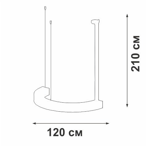 Подвесной светильник  V2118DT-1/1S