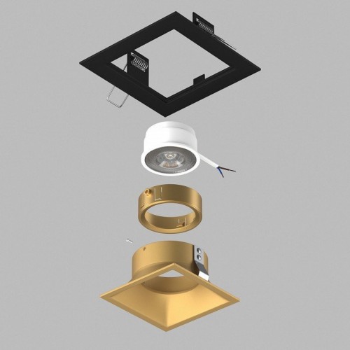 Встраиваемый светильник Lightstar Domino D51703GMOD Встраиваемый светильник Lightstar Domino D51703GMOD