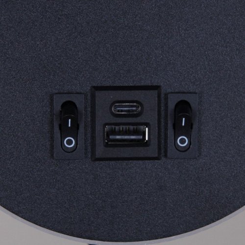 Настенный светодиодный светильник Reluce 86203-9.2-001KT LED12W+USB BK
