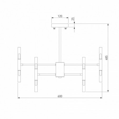 Люстра на штанге Bogates Bastone a053998 Люстра на штанге Bogates Bastone a053998