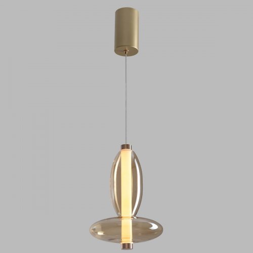 Подвесной светодиодный светильник Crystal Lux Quasar SP10W Led Amber Подвесной светодиодный светильник Crystal Lux Quasar SP10W Led Amber