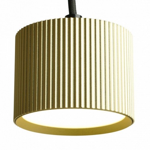 Светильник потолочный Feron Barrel HL4588 ARIA  levitation 12W, 230V, GX53, золото + черный, на подвесе 1,7 м