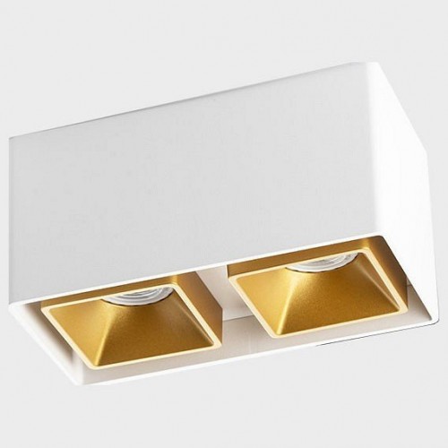 Точечный светильник  FASHION FX2 white + FASHION FXR gold - 2шт.