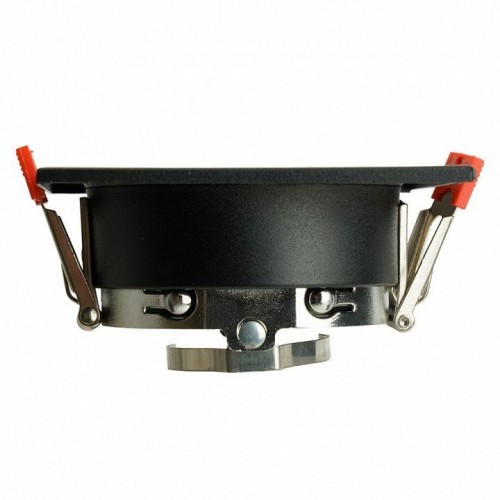 Светильник встраиваемый Feron DL3112 потолочный MR16 G5.3  черный + черный хром 51408