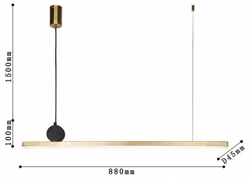 Подвесная светодиодная люстра F-Promo Firmato 4061-1P