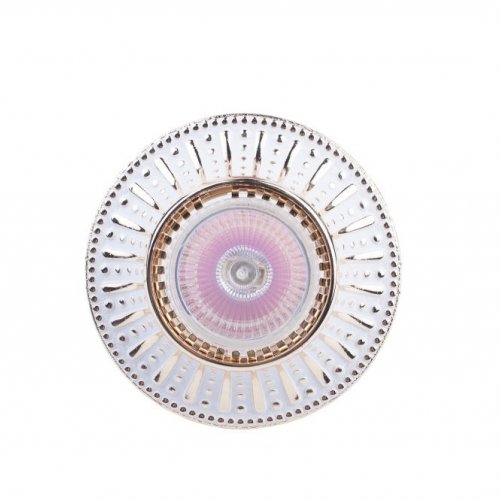 Точечный светильник Donolux N1582 N1582-White+Gold stripe