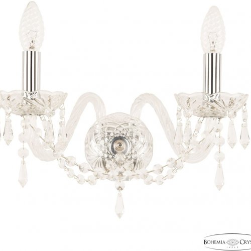 Бра Bohemia Ivele Crystal 104 104B/2/165 Ni Бра Bohemia Ivele Crystal 104 104B/2/165 Ni