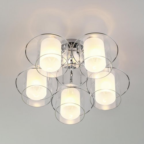 Потолочная люстра Eurosvet Darcy 30160/5 хром Потолочная люстра Eurosvet Darcy 30160/5 хром