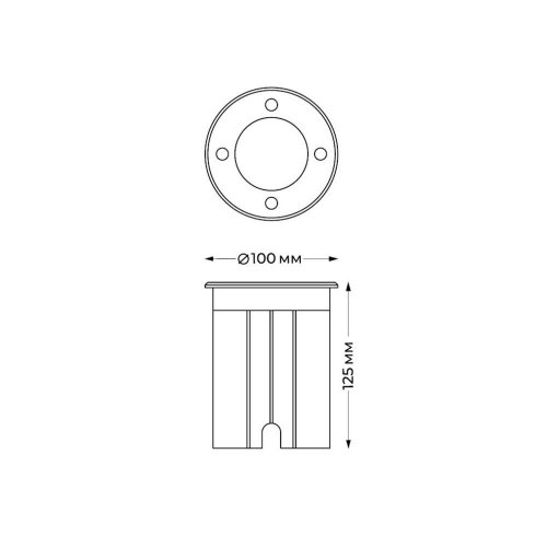 Грунтовый светильник Italline IT8308