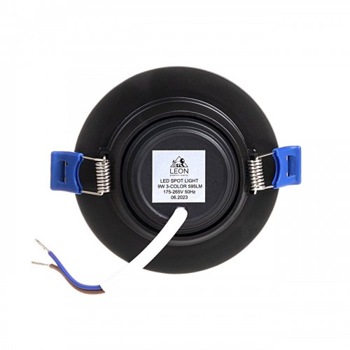 Точечный светильник LEON LE-SPR-BL-9W 3000K & 4000К & 6500K Точечный светильник LEON LE-SPR-BL-9W 3000K & 4000К & 6500K