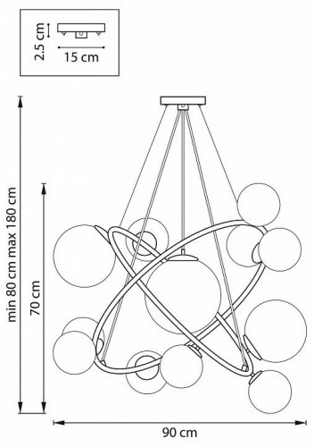 Подвесная люстра Lightstar Croco 815410 Подвесная люстра Lightstar Croco 815410