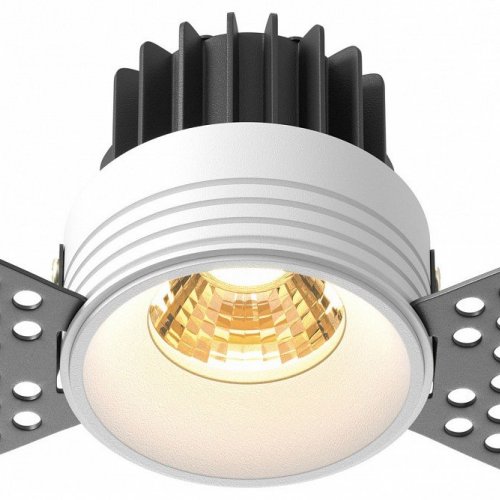 Точечный светильник Maytoni Round DL058-7W2.7K-TRS-W