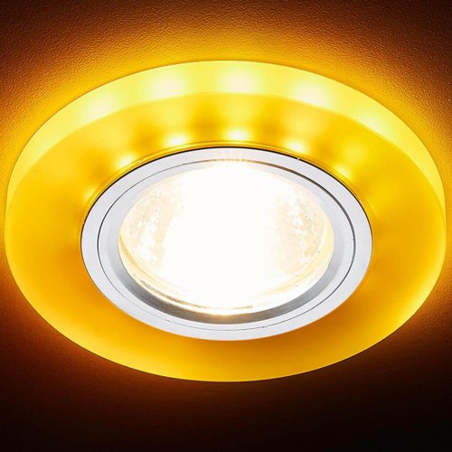 Встраиваемый светодиодный светильник Ambrella light Led S214 WH/CH/YL Встраиваемый светодиодный светильник Ambrella light Led S214 WH/CH/YL