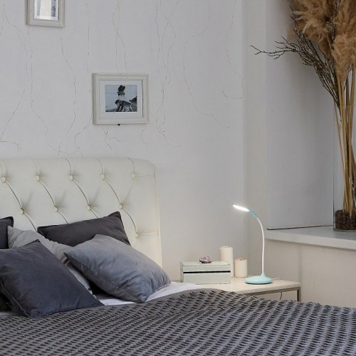 Настольная лампа (UL-00004140) Uniel TLD-558 Blue/LED/280Lm/5000K/Dimmer Настольная лампа (UL-00004140) Uniel TLD-558 Blue/LED/280Lm/5000K/Dimmer