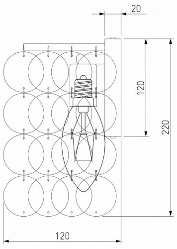 Настенный светильник Eurosvet Sandra 60084/2 Настенный светильник Eurosvet Sandra 60084/2