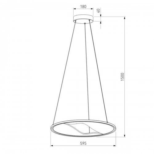 Подвесной светодиодный светильник Eurosvet Occhio 40027/1 LED серый Подвесной светодиодный светильник Eurosvet Occhio 40027/1 LED серый
