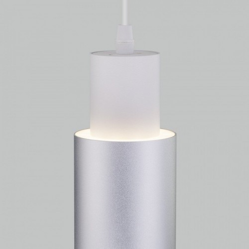 Подвесной светильник Eurosvet Bento 50204/1 LED белый/матовое серебро