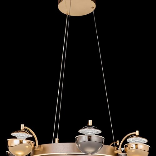 Подвесная люстра Jelly LE7711/6 Gold/Black Chrome