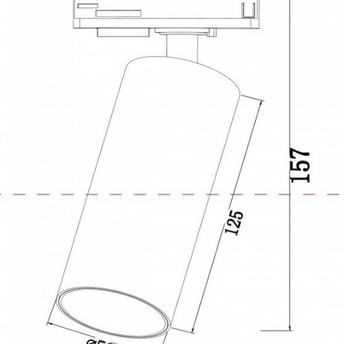 Трековый светильник Maytoni Track lamps TR021-1-12W3K