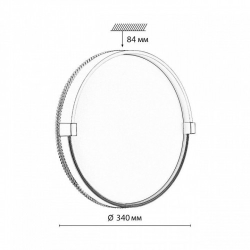 Накладной светильник Sonex Olidi White 7646/CL