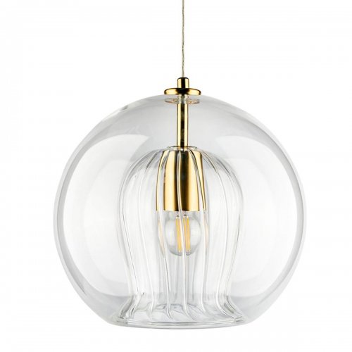 Подвесной светильник Crystal Lux Luisa SP1 Brass/Transparent Подвесной светильник Crystal Lux Luisa SP1 Brass/Transparent