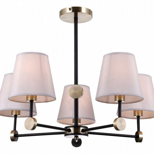 Потолочная люстра Illumico IL0394-5CSQ-24 BK AB CASTOR Потолочная люстра Illumico IL0394-5CSQ-24 BK AB CASTOR