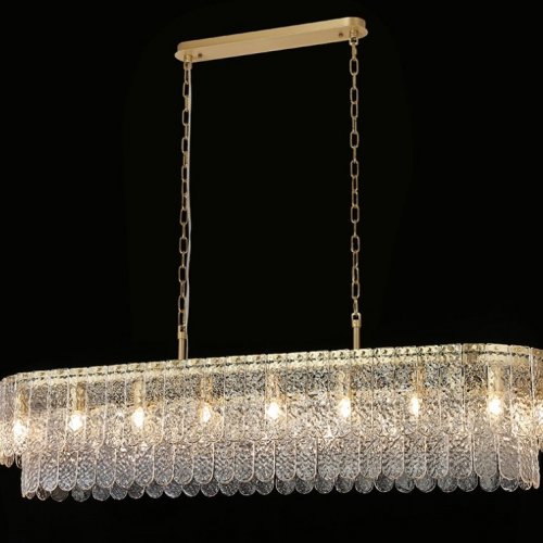 Подвесная люстра 8370 8370/140 C oval brass Подвесная люстра 8370 8370/140 C oval brass