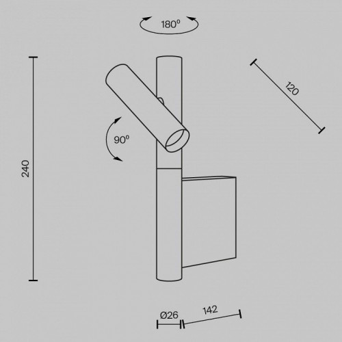 Спот Maytoni Utility MOD433WL-L3BS3K