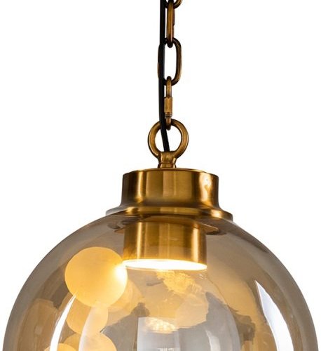 Подвесной светильник DeLight Collection Soap KG1148P brass/amber Подвесной светильник DeLight Collection Soap KG1148P brass/amber