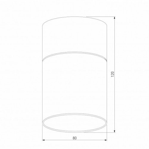 Потолочный светодиодный светильник Elektrostandard Lumen 25047/LED 10W 4000К черный/прозрачный a064709