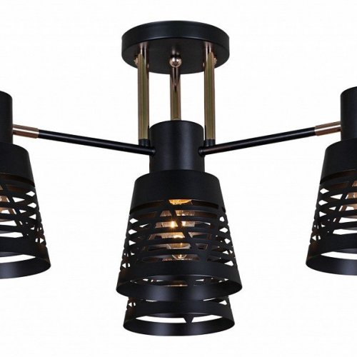 Потолочная люстра Reluce 06074-3.3-04 BK+FG