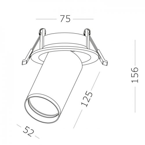 Точечный светильник Встраиваемые светильники ST759.548.07 Точечный светильник Встраиваемые светильники ST759.548.07