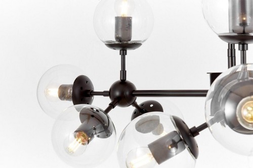 Потолочная люстра Lumina Deco Zodiak LDP 160-12 BK+PR