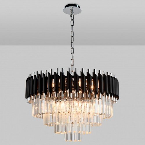 Подвесная люстра Darian DARIAN 76017/10C CHROME BLACK