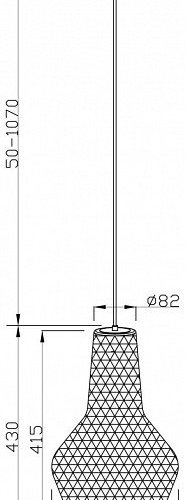 Подвесной светильник Maytoni P054PL-01B2
