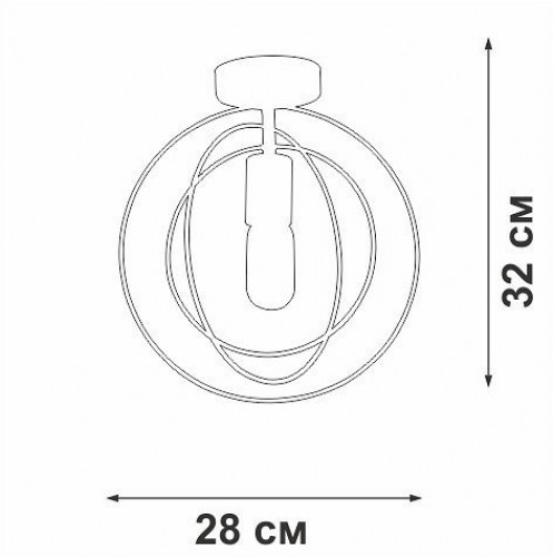Потолочный светильник Vitaluce V3794-1/1PL Потолочный светильник Vitaluce V3794-1/1PL